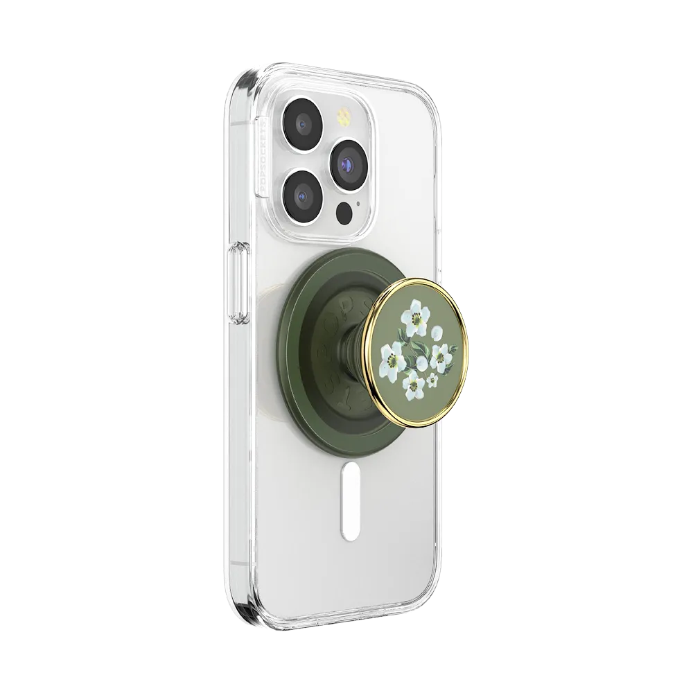 Enamel Floral Relief — MagSafe PopGrip 9 Enamel Floral Relief — MagSafe PopGrip