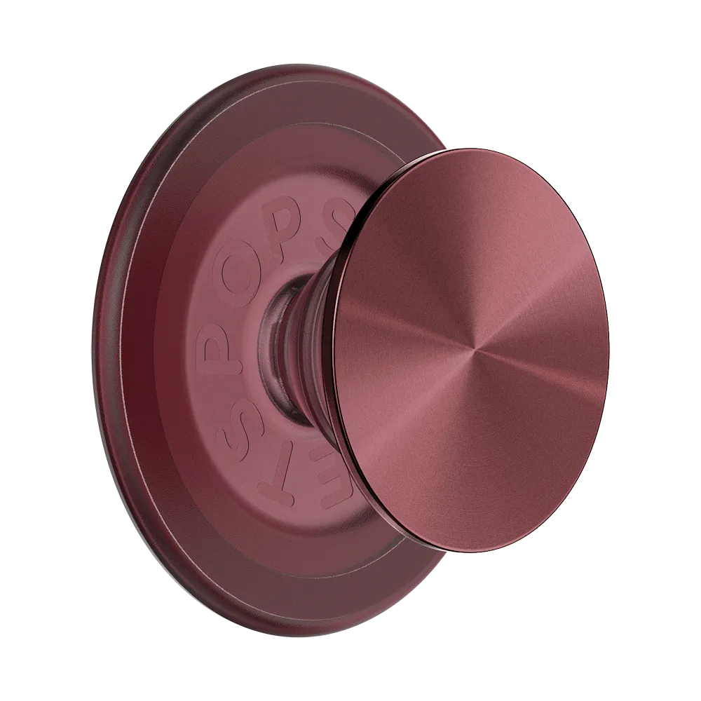 Aluminum Radial Oxblood — MagSafe PopGrip