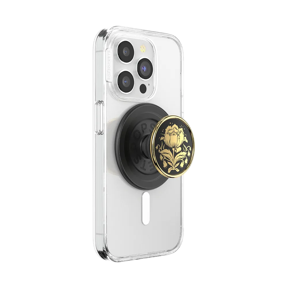 Enamel Rose Noir — MagSafe PopGrip