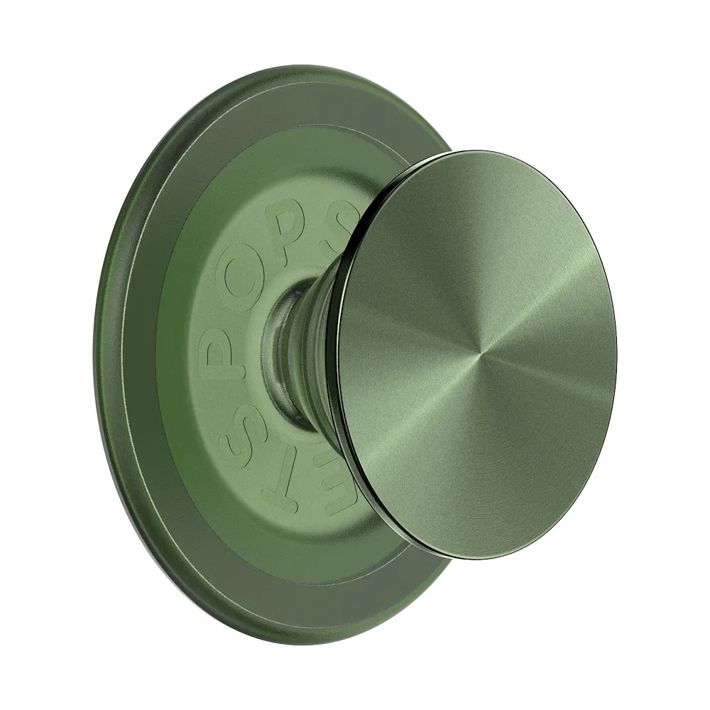 Aluminum Radial Olive — MagSafe PopGrip