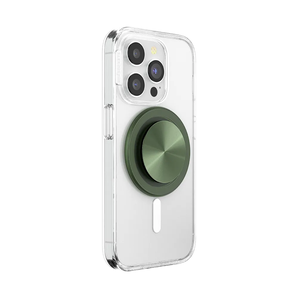 Aluminum Radial Olive — MagSafe PopGrip