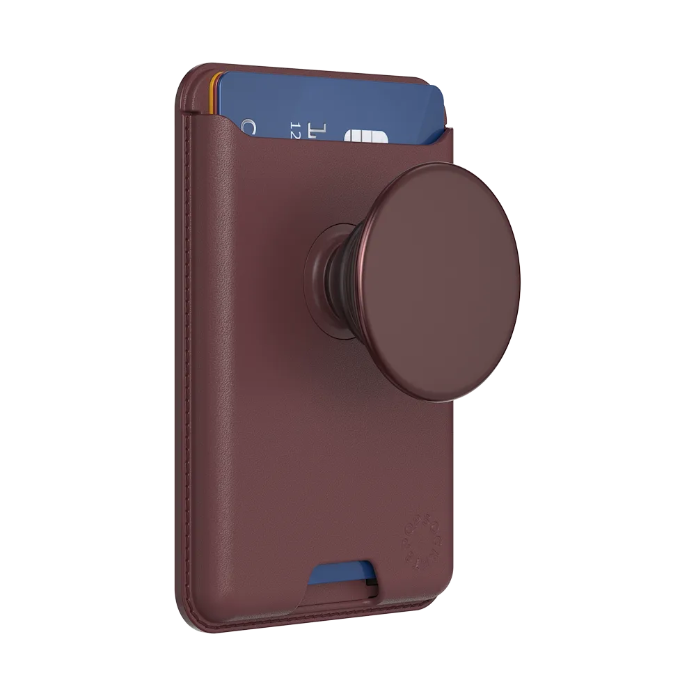 Aluminum Oxblood — Softgoods MagSafe PopWallet+