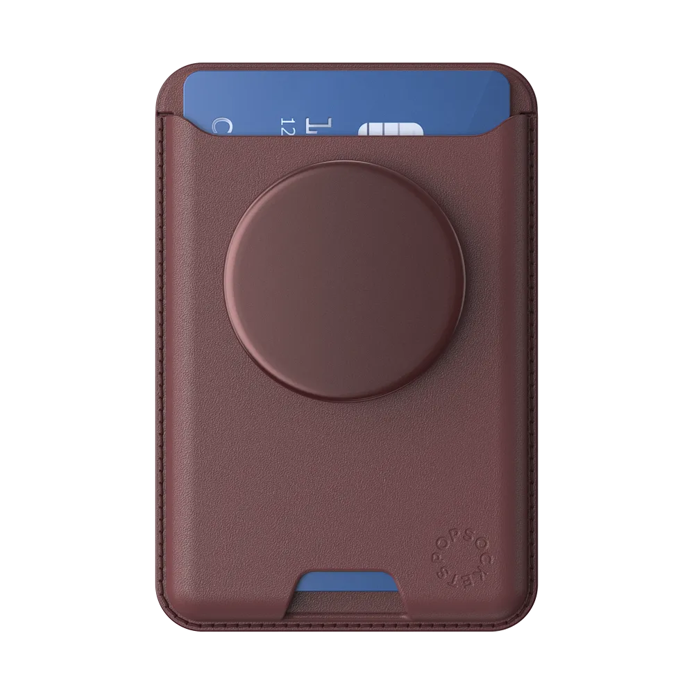 Aluminum Oxblood — Softgoods MagSafe PopWallet+