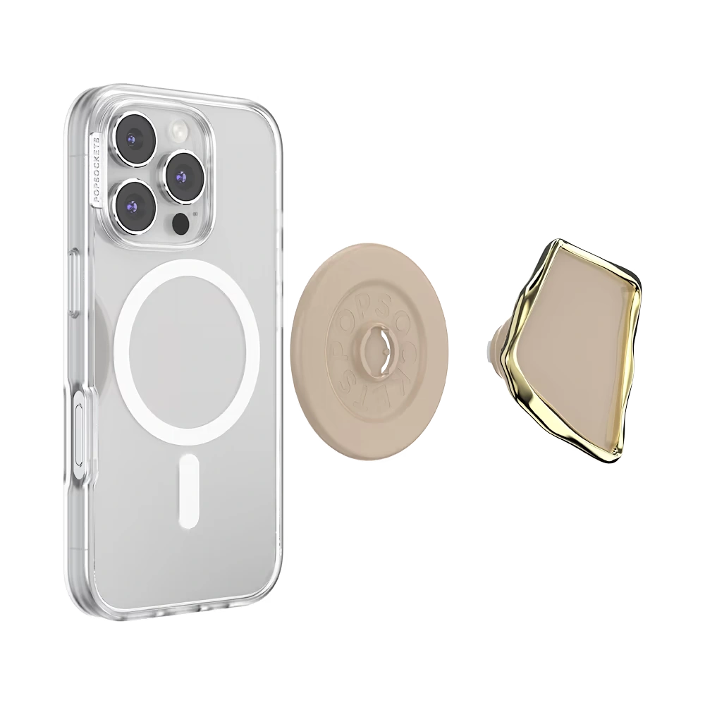 Enamel Latte Cut — MagSafe PopGrip