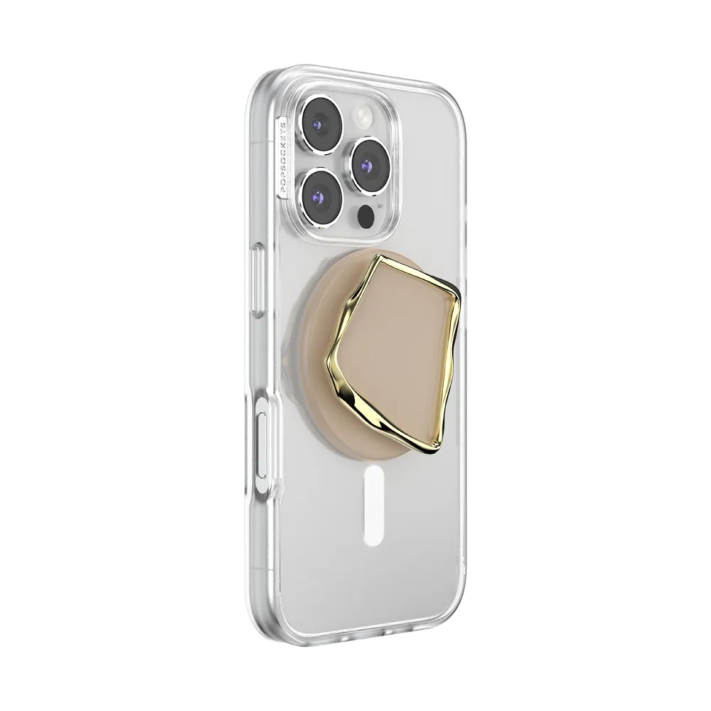 Enamel Latte Cut — MagSafe PopGrip