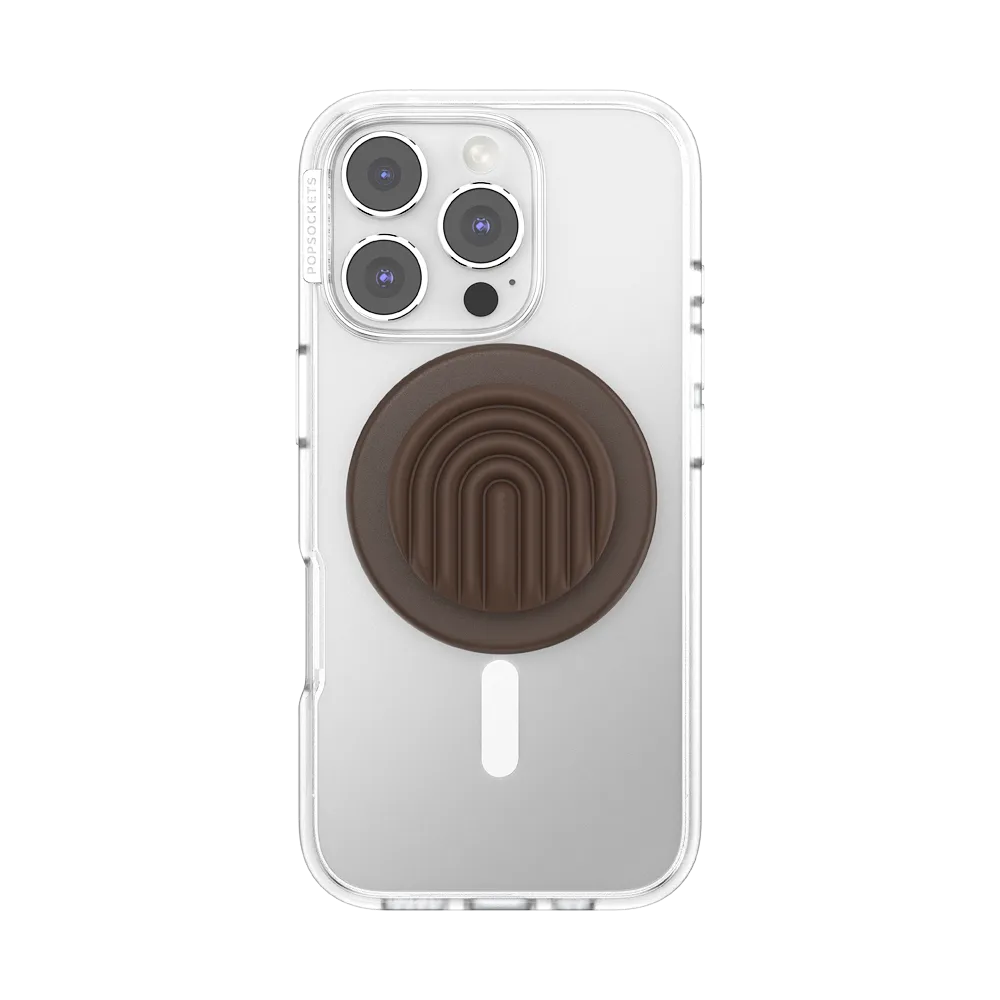 PopOut Curves Cocoa — MagSafe PopGrip 6 PopOut Curves Cocoa — MagSafe PopGrip