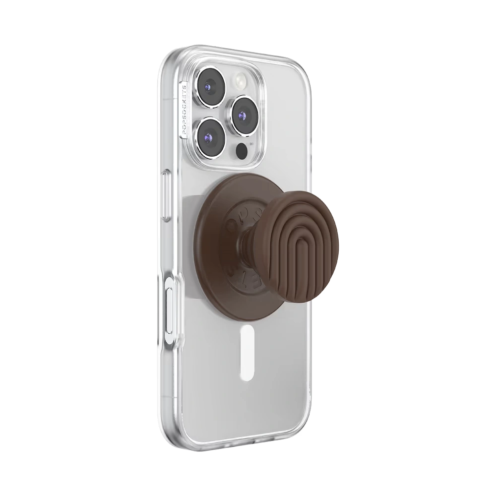 PopOut Curves Cocoa — MagSafe PopGrip 8 PopOut Curves Cocoa — MagSafe PopGrip