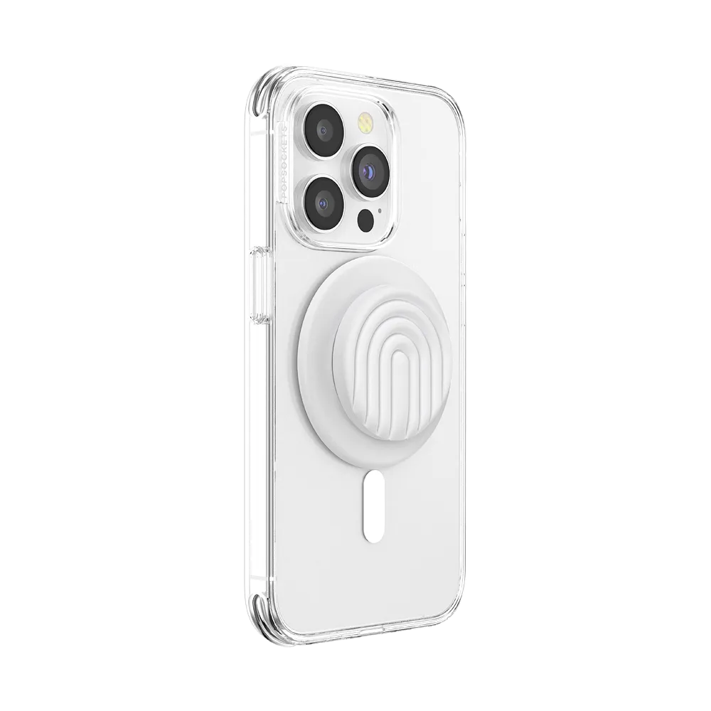 PopOut Coconut Creme Curves — MagSafe PopGrip 4 PopOut Coconut Creme Curves — MagSafe PopGrip