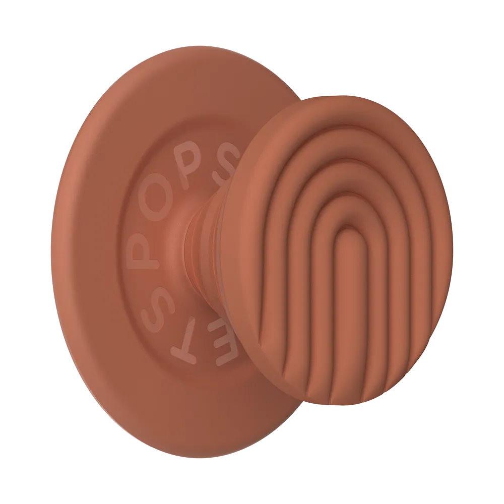 PopOut Terracotta Curves — MagSafe PopGrip 1 PopOut Terracotta Curves — MagSafe PopGrip