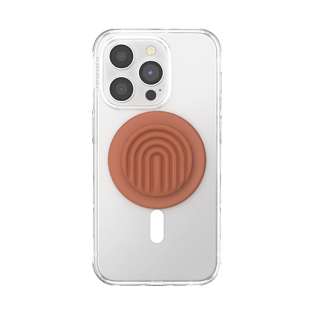 PopOut Terracotta Curves — MagSafe PopGrip 3 PopOut Terracotta Curves — MagSafe PopGrip