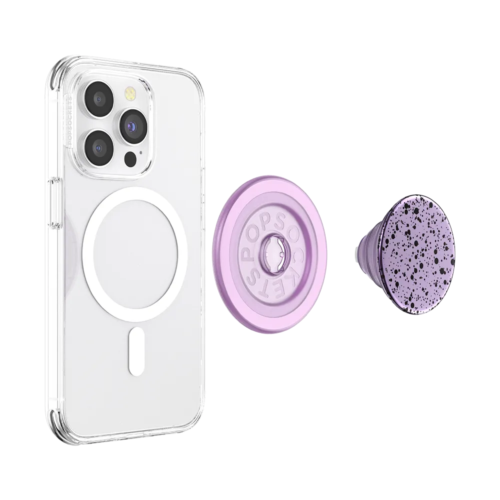 Aluminum Sugar Plum Speckle — MagSafe PopGrip 8 Aluminum Sugar Plum Speckle — MagSafe PopGrip