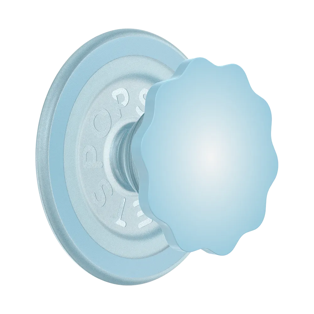Molded Flower Blue Sigh — MagSafe PopGrip
