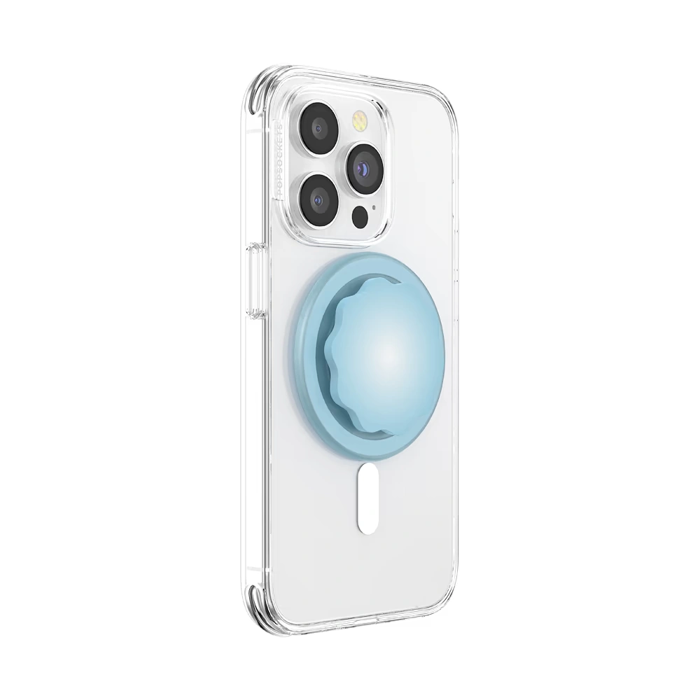 Molded Flower Blue Sigh — MagSafe PopGrip