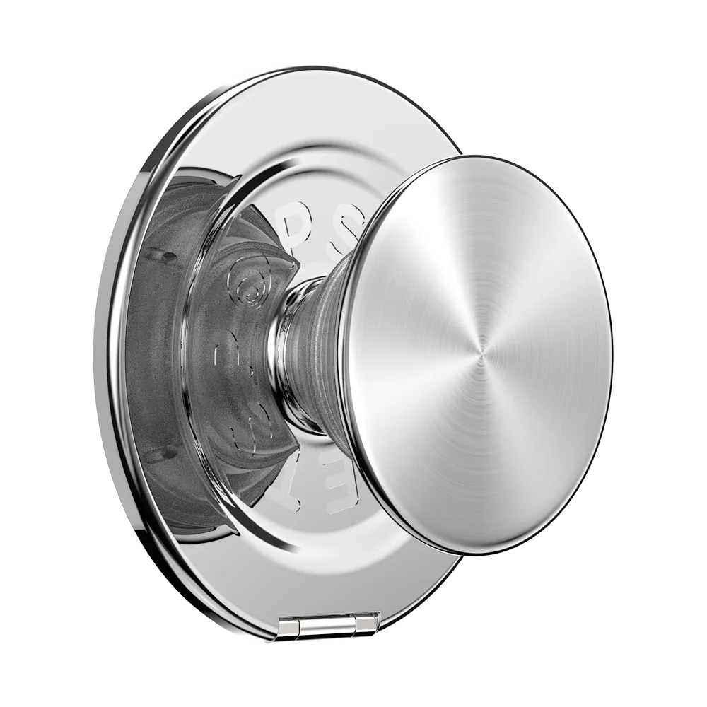 Aluminum Radial Silver — MagSafe Kick-Out Grip & Stand