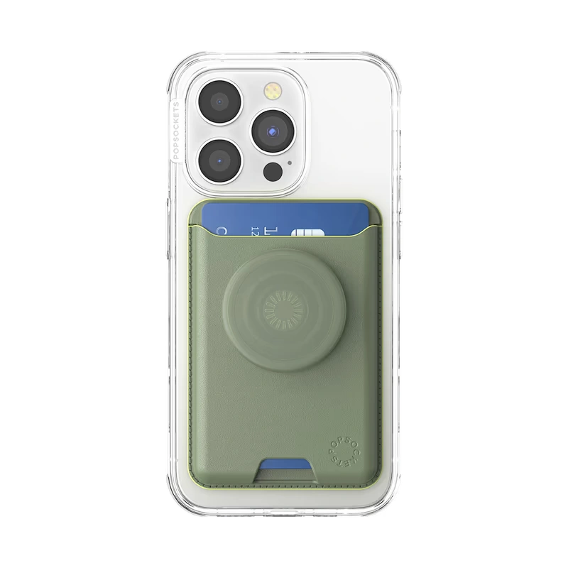 Eucalyptus — Softgoods MagSafe PopWallet+ 6 Eucalyptus — Softgoods MagSafe PopWallet+