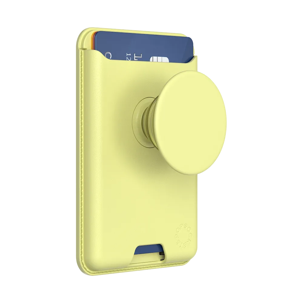 Butter Yellow — Softgoods MagSafe PopWallet+
