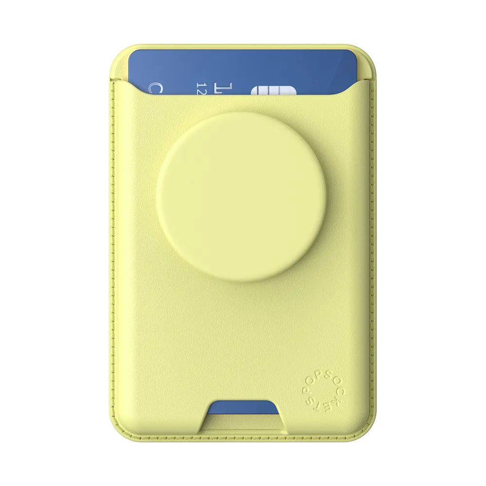 Butter Yellow — Softgoods MagSafe PopWallet+