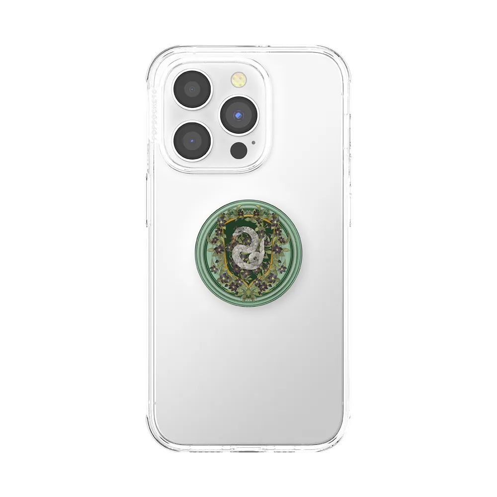 Slytherin Floral Crest — Adhesive PopGrip