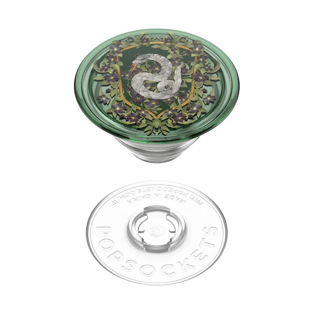 Slytherin Floral Crest — Adhesive PopGrip