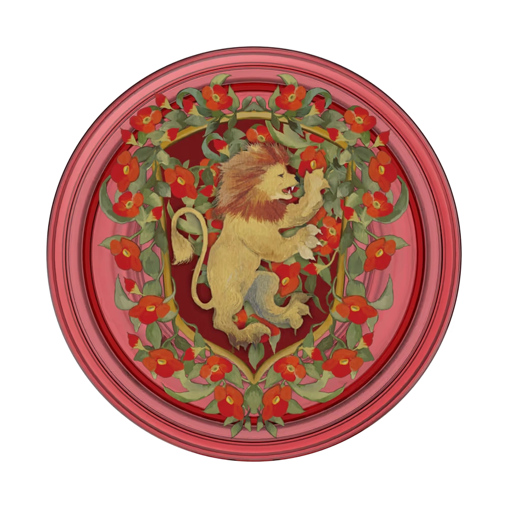Gryffindor Floral Crest — Adhesive PopGrip