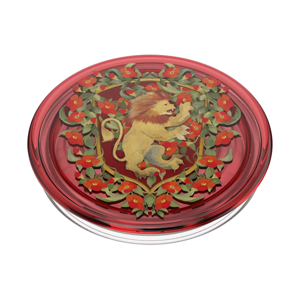 Gryffindor Floral Crest — Adhesive PopGrip