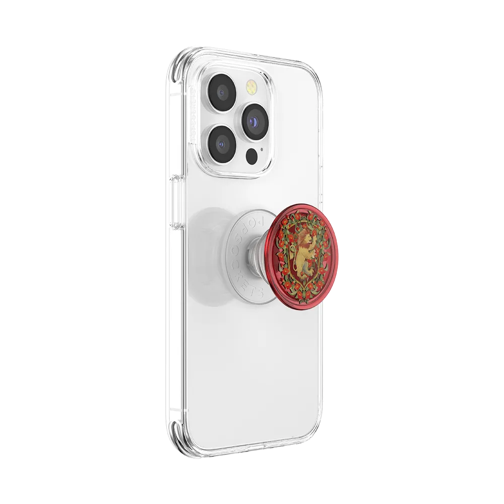 Gryffindor Floral Crest — Adhesive PopGrip