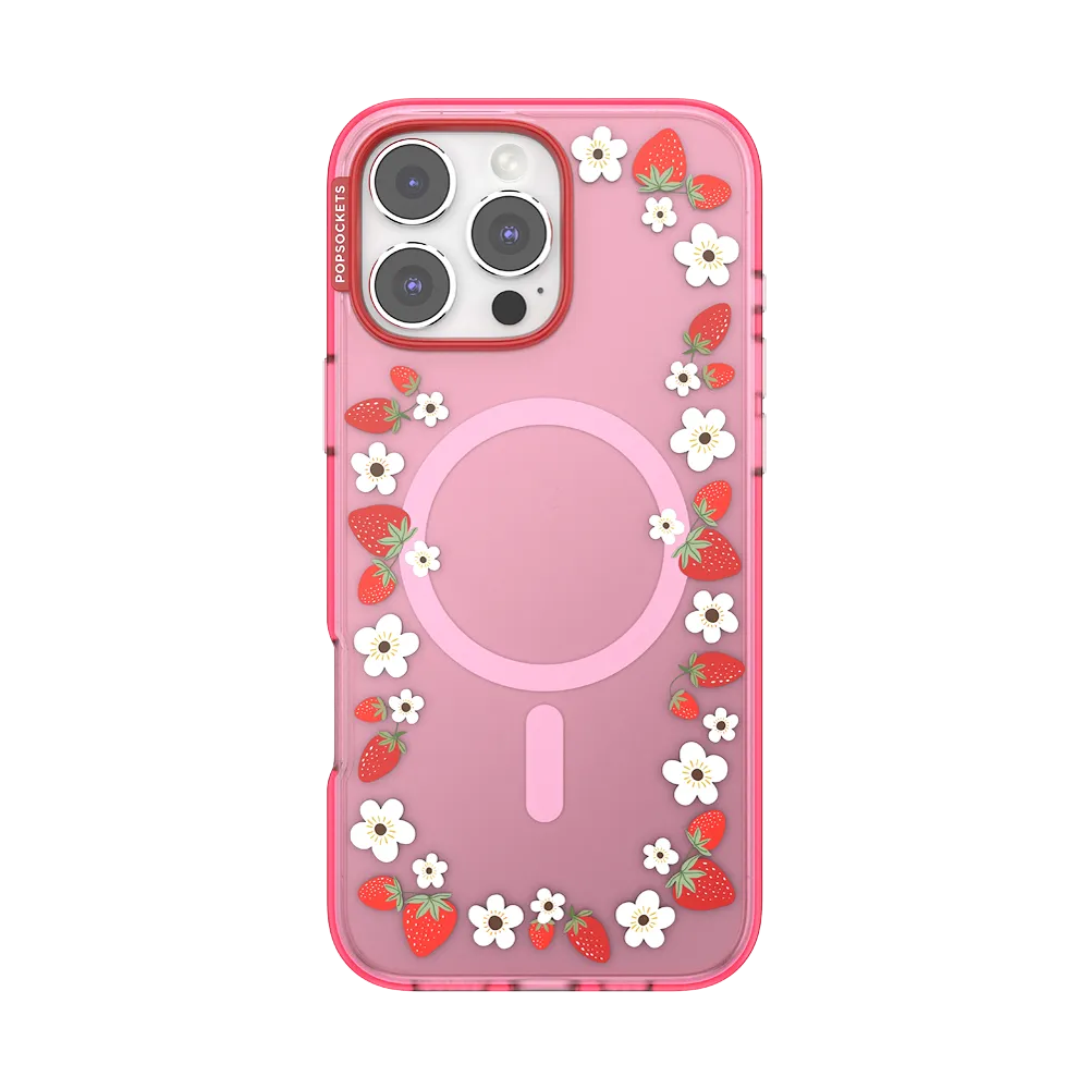 Strawberry Frame — iPhone 16 Pro Max MagSafe Case