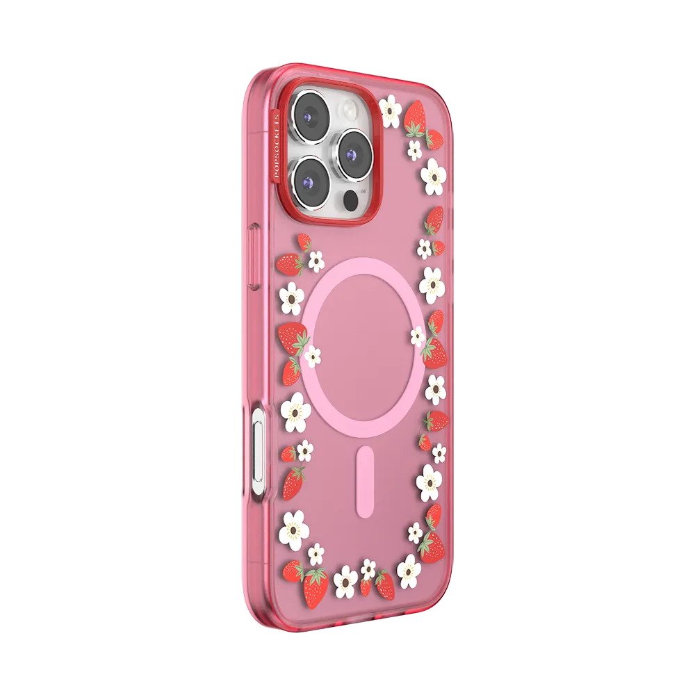 Strawberry Frame — iPhone 16 Pro Max MagSafe Case
