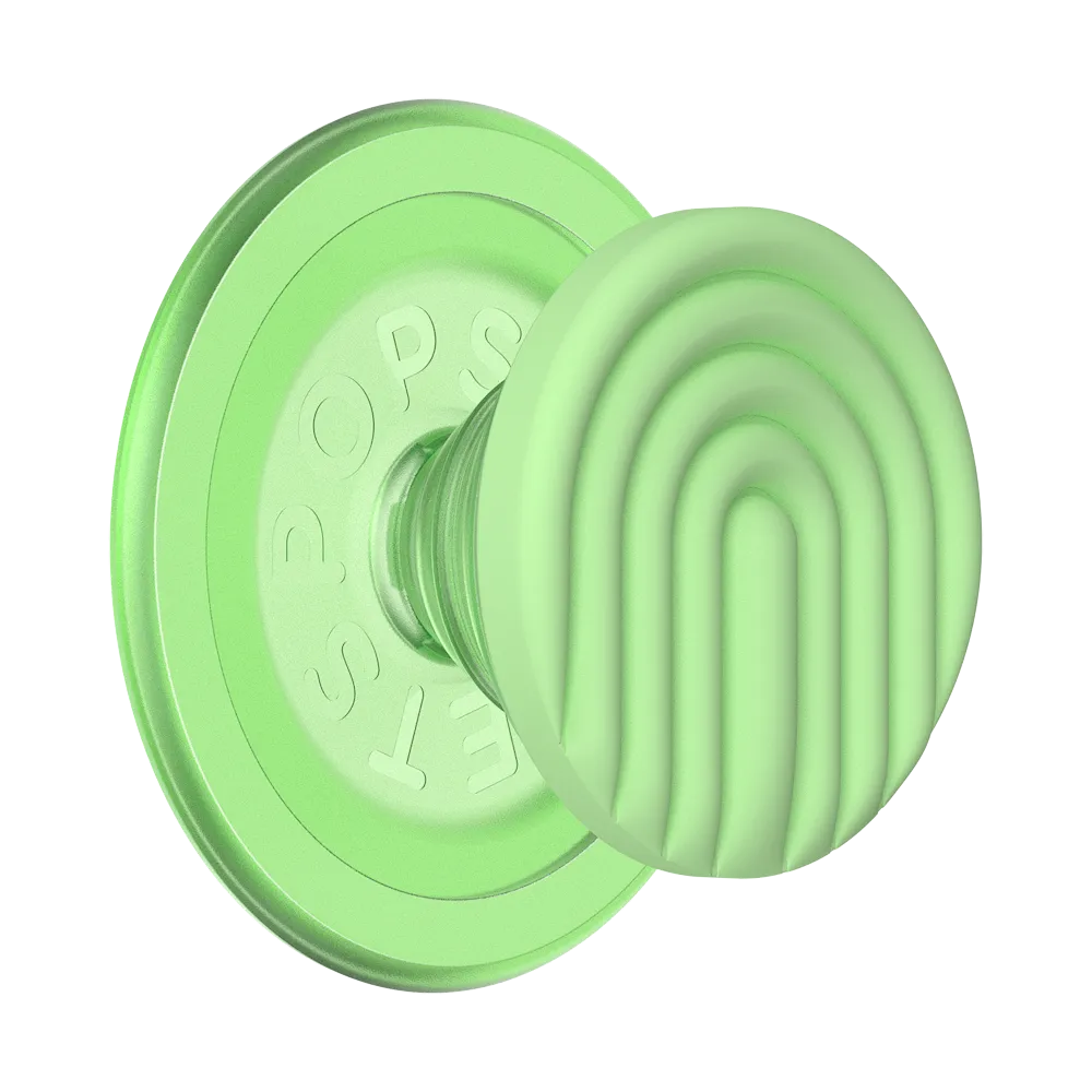 PopOut Curves Matcha Dew — MagSafe PopGrip