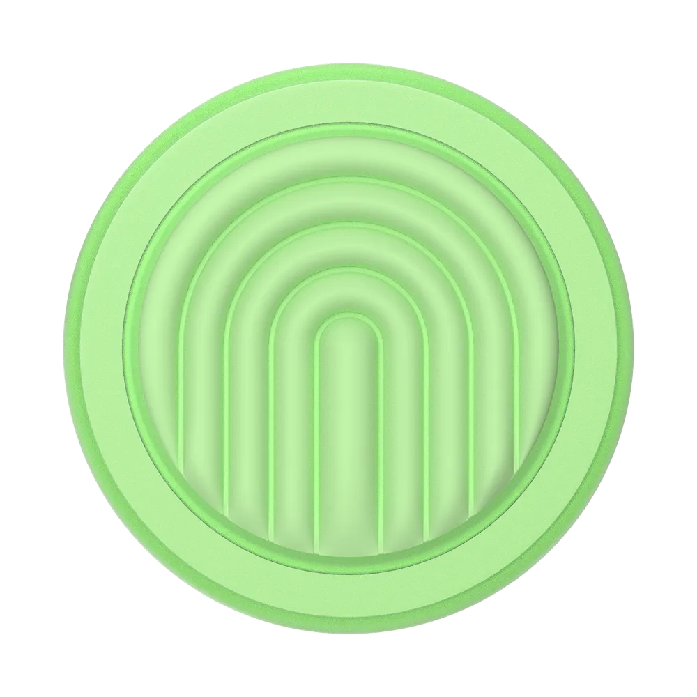 PopOut Curves Matcha Dew — MagSafe PopGrip