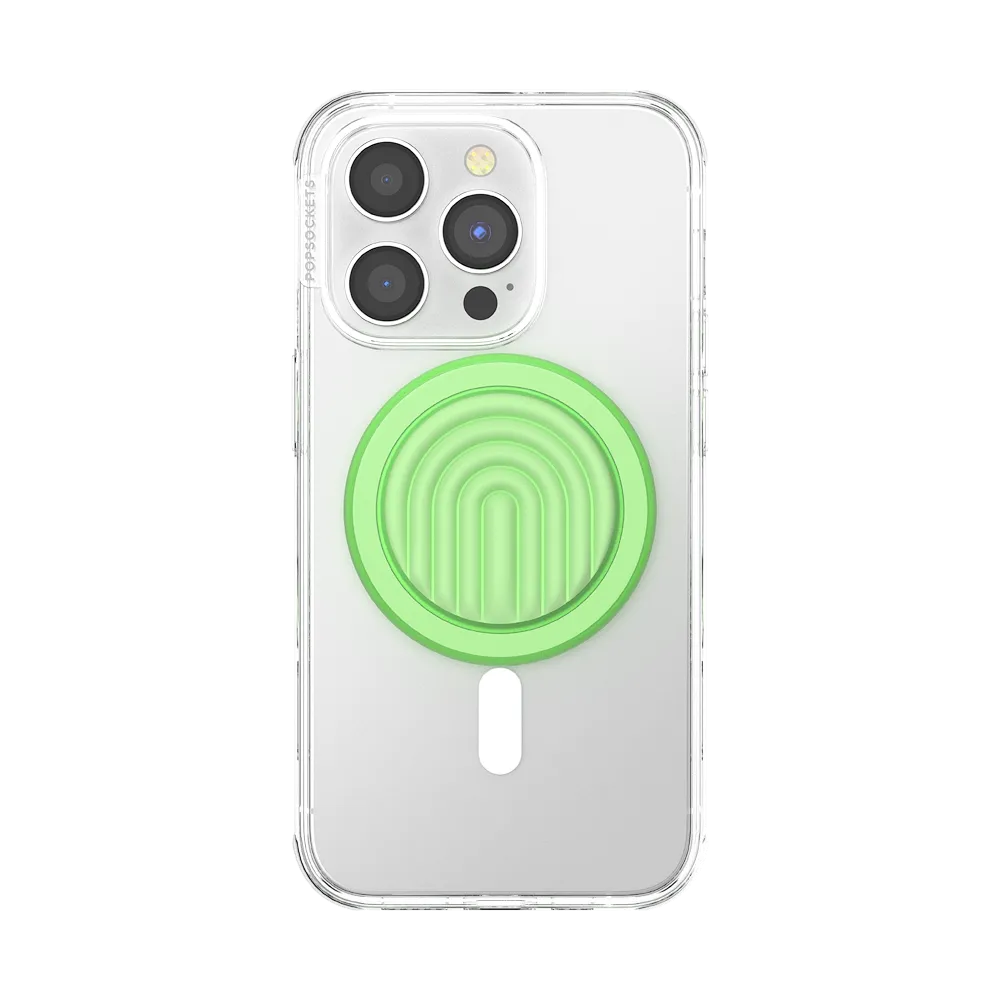 PopOut Curves Matcha Dew — MagSafe PopGrip