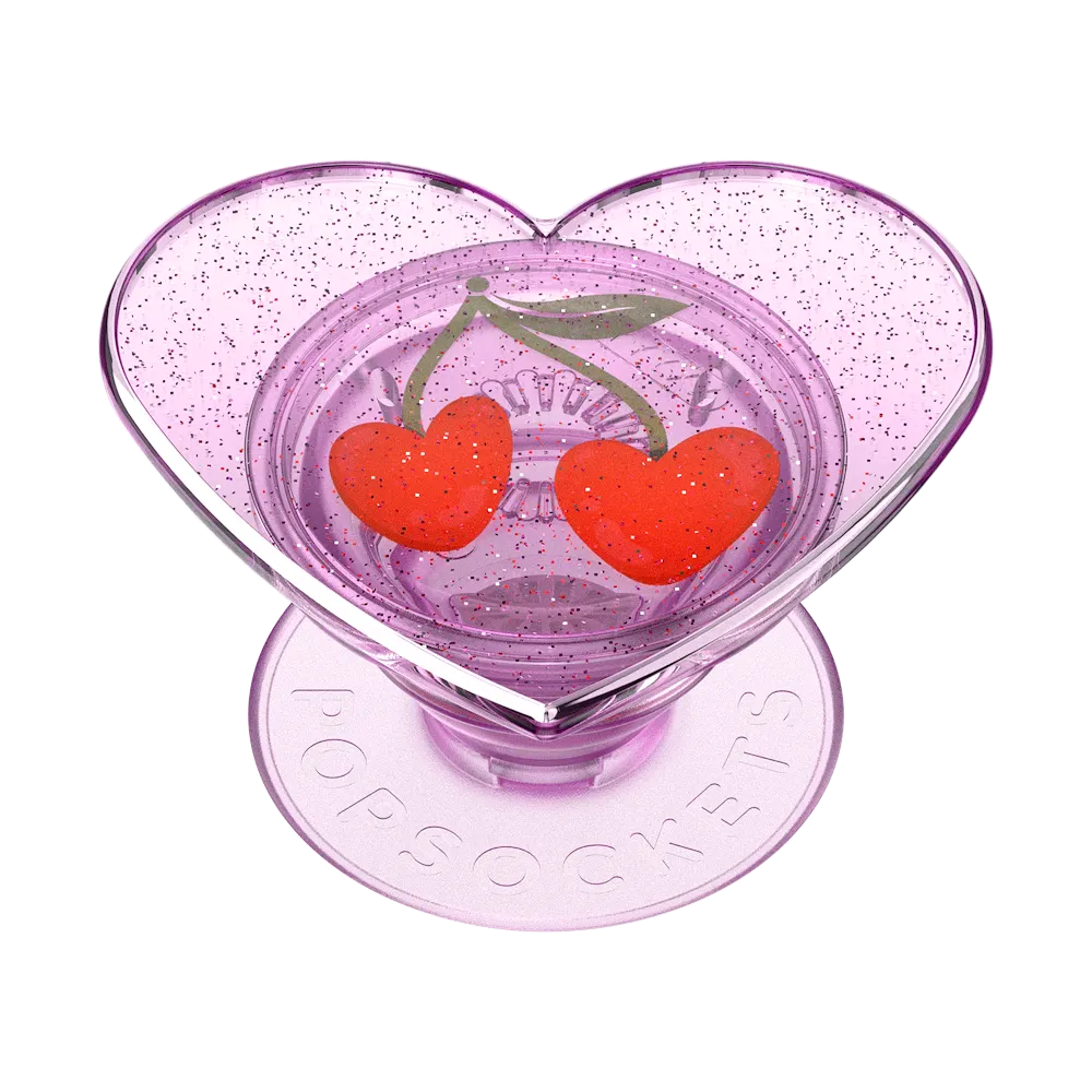 Glitter Sugar Plum Cherry — Adhesive PopGrip 1 Glitter Sugar Plum Cherry — Adhesive PopGrip