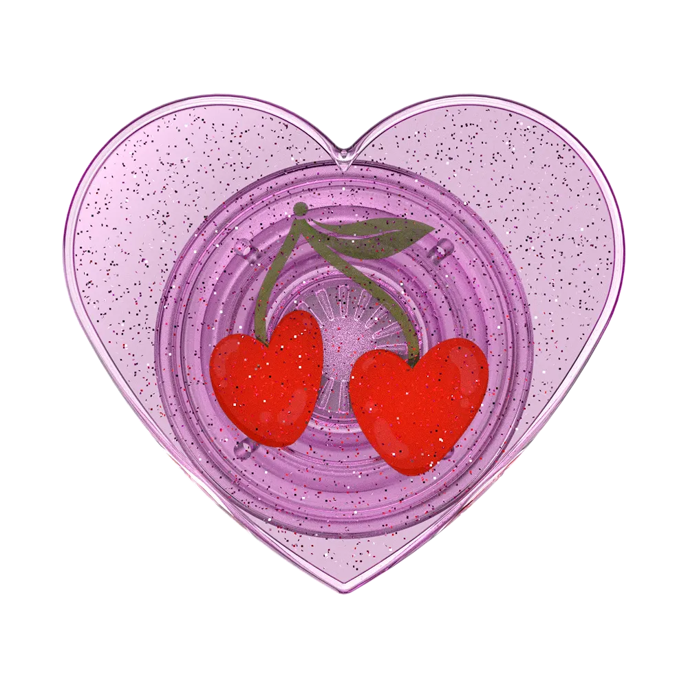 Glitter Sugar Plum Cherry — Adhesive PopGrip 2 Glitter Sugar Plum Cherry — Adhesive PopGrip