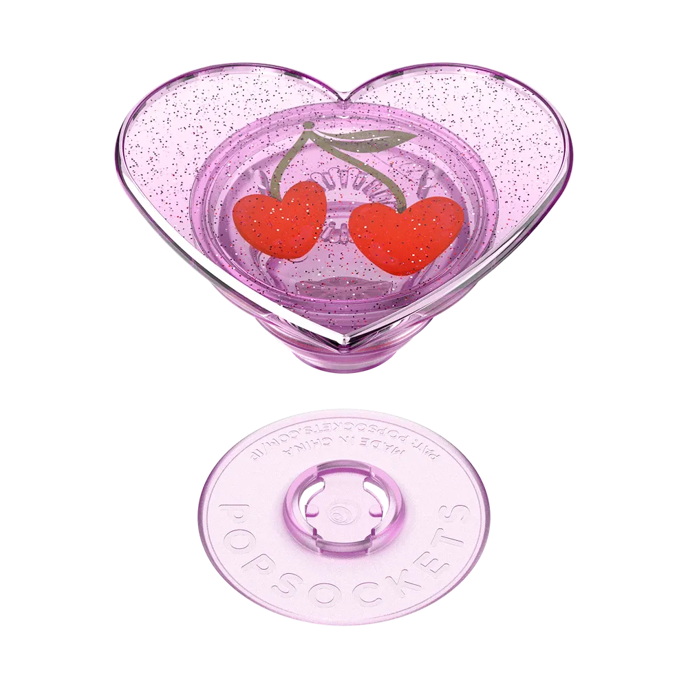 Glitter Sugar Plum Cherry — Adhesive PopGrip 7 Glitter Sugar Plum Cherry — Adhesive PopGrip