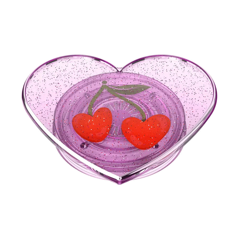 Glitter Sugar Plum Cherry — Adhesive PopGrip 8 Glitter Sugar Plum Cherry — Adhesive PopGrip