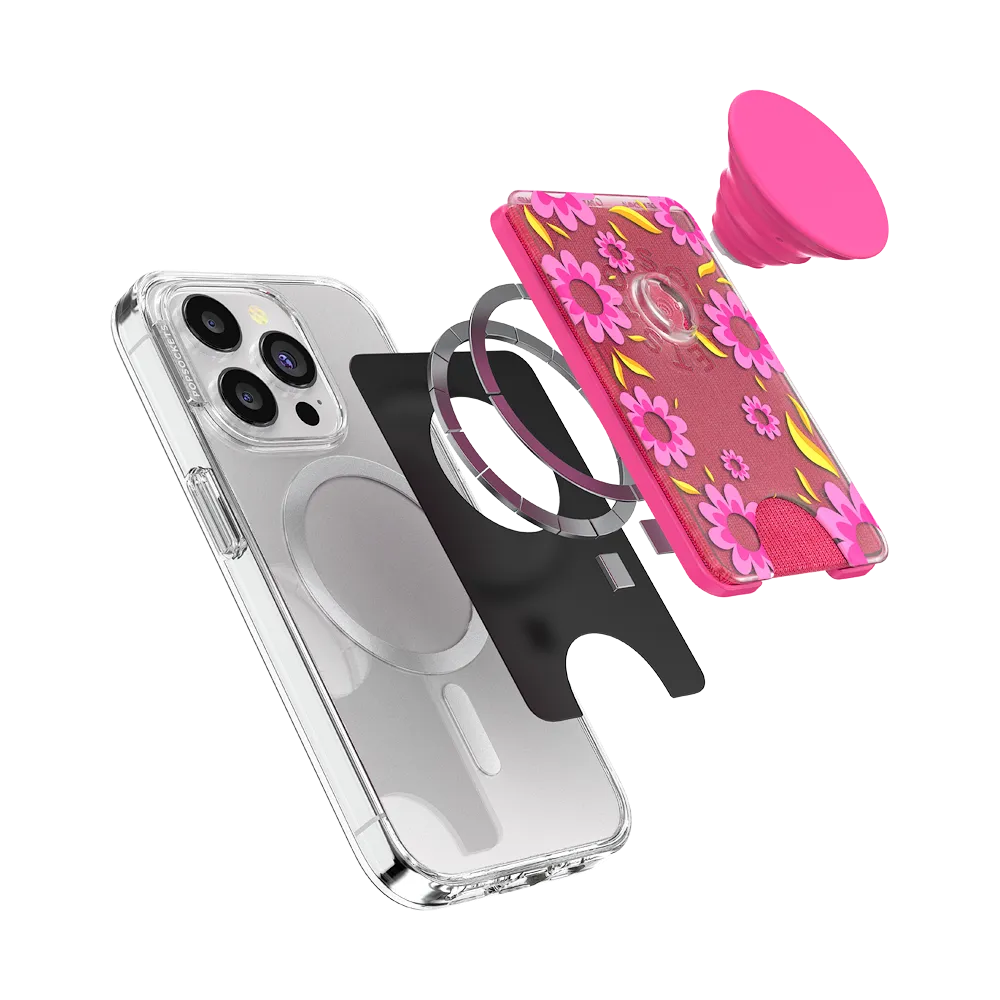 Pink Relief — MagSafe PopWallet+